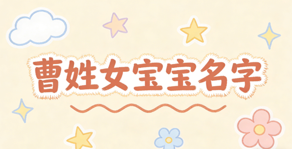 适合曹姓女宝宝的名字及含义