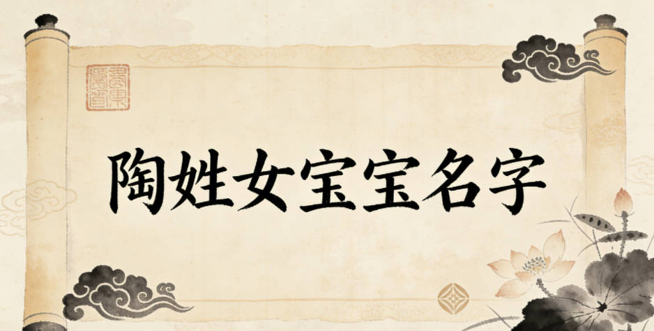 独特新颖的陶姓女宝宝名字推荐