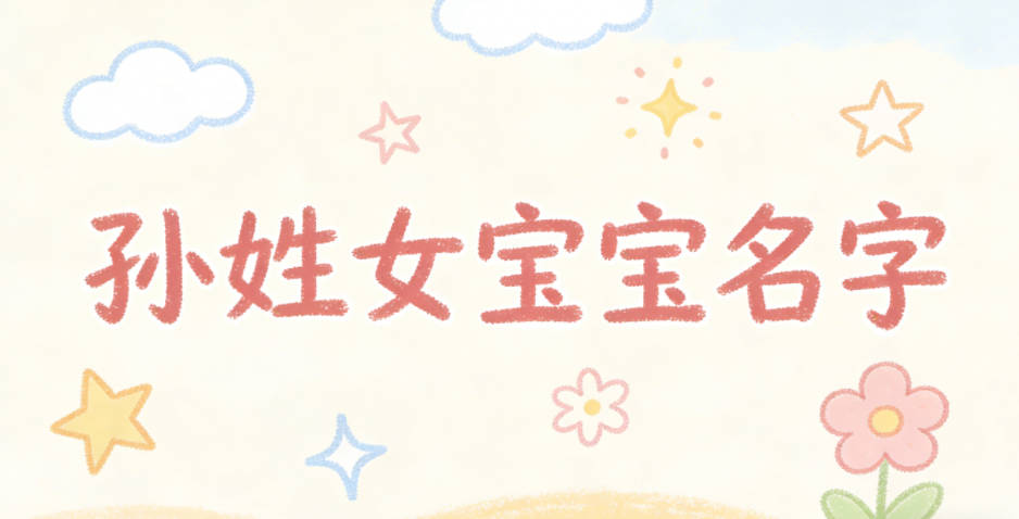 有寓意的孙姓女宝宝名字大全