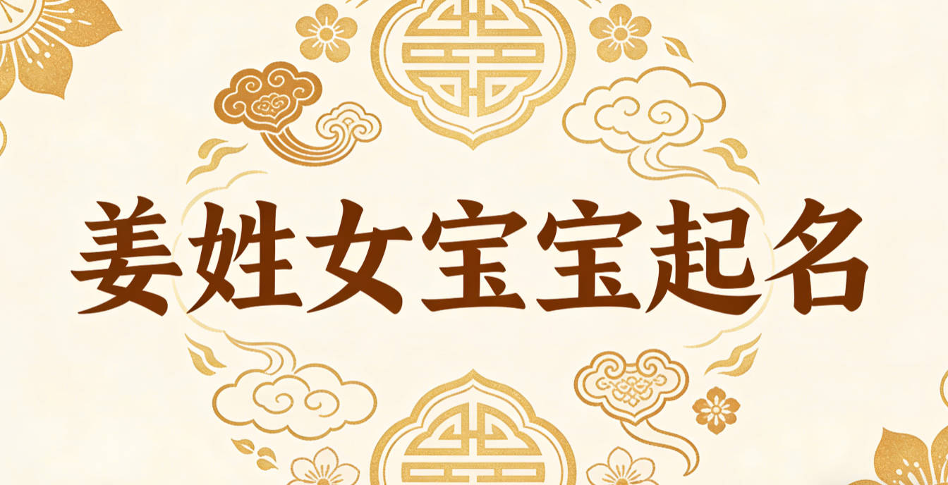 姜姓女宝宝起名经典大气