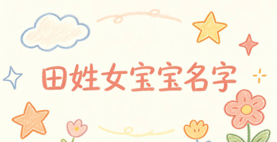 好听又好记的田姓女宝宝名字