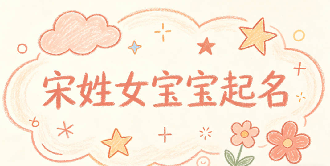 宋姓女宝宝起名寓意好的名字推荐