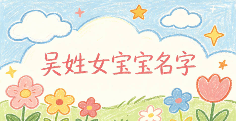 独特新颖的吴姓女宝宝名字推荐