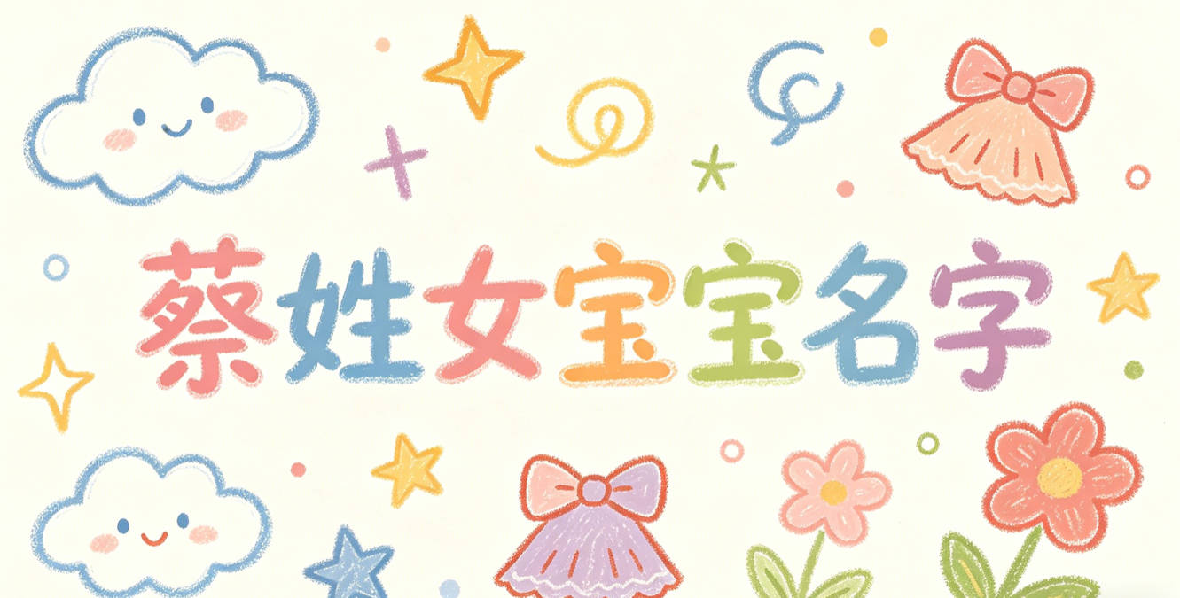 有文化底蕴的蔡姓女宝宝名字