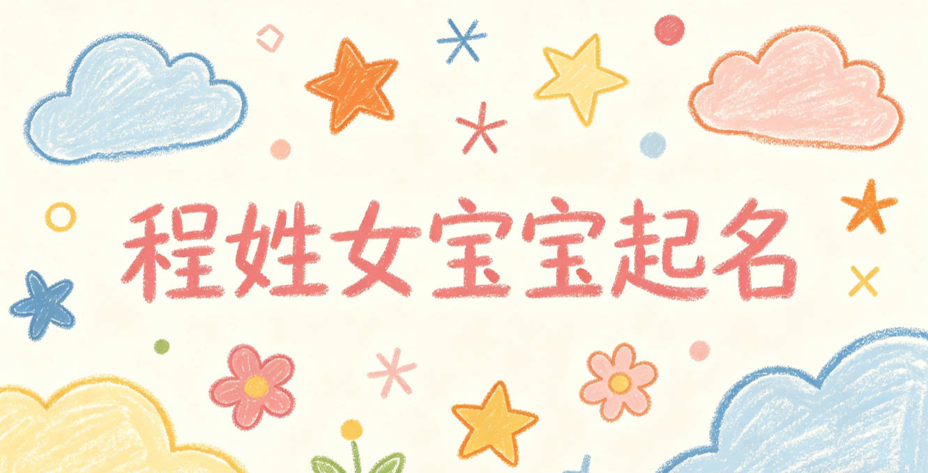 程姓女宝宝起名寓意好的名字推荐