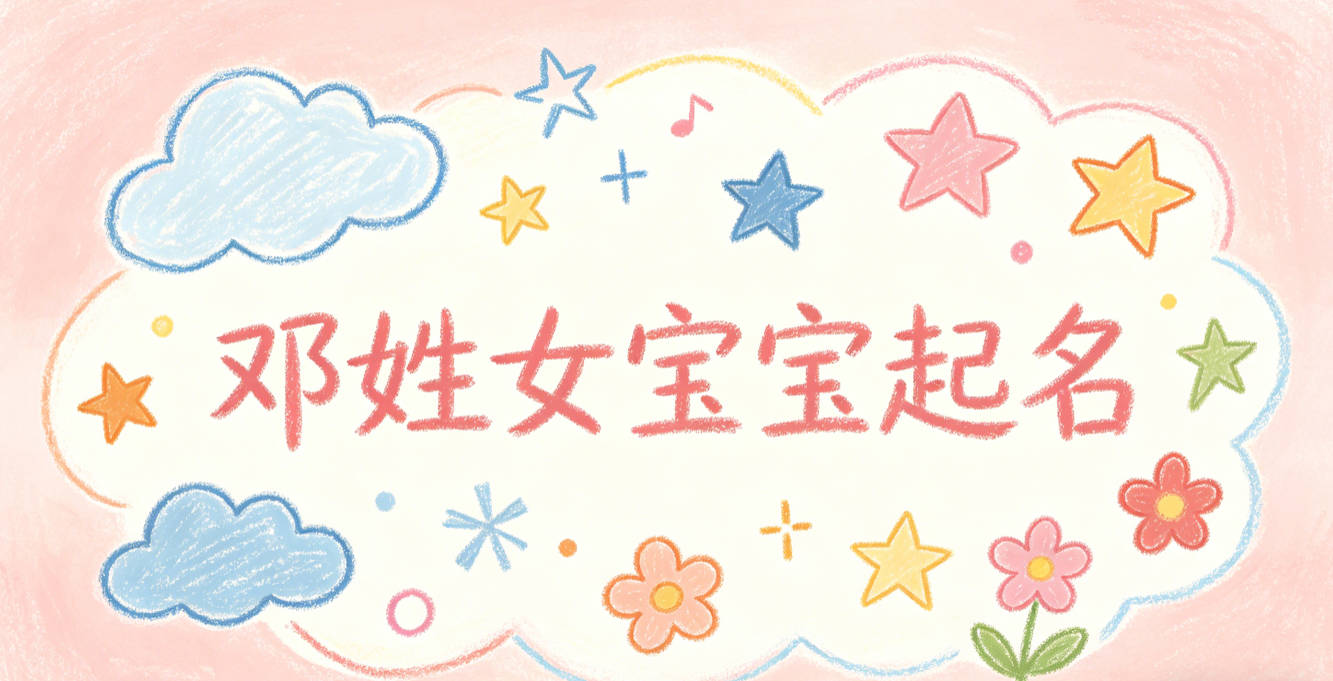 邓姓女宝宝起名经典大气