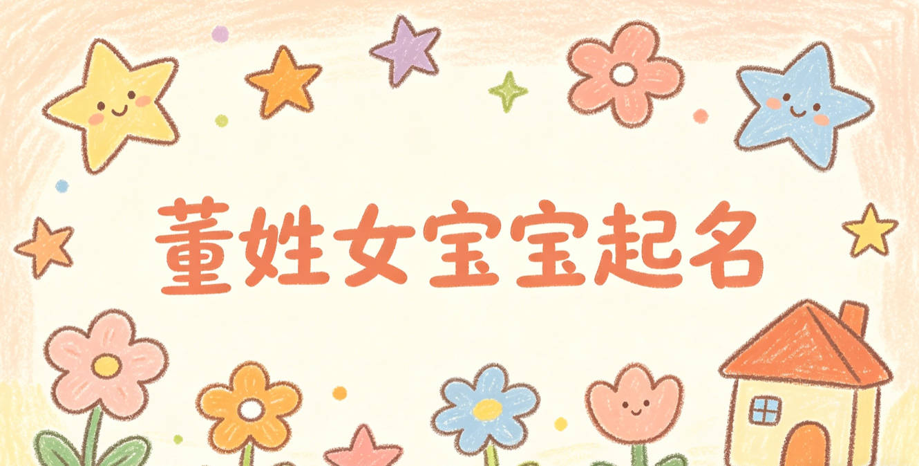 董姓女宝宝起名大气有诗意