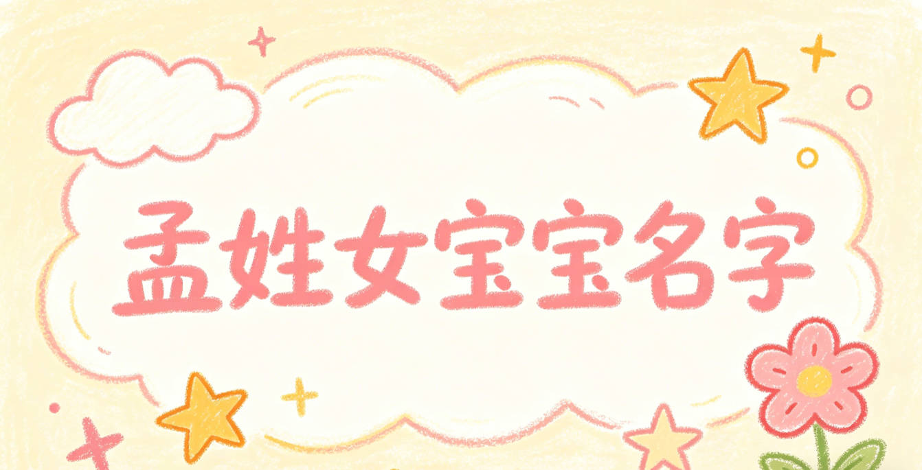 适合孟姓女宝宝的名字及含义