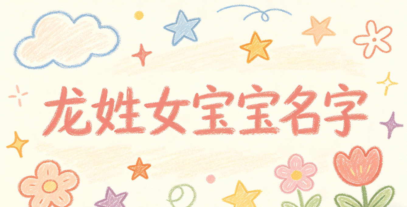 有寓意的龙姓女宝宝名字大全