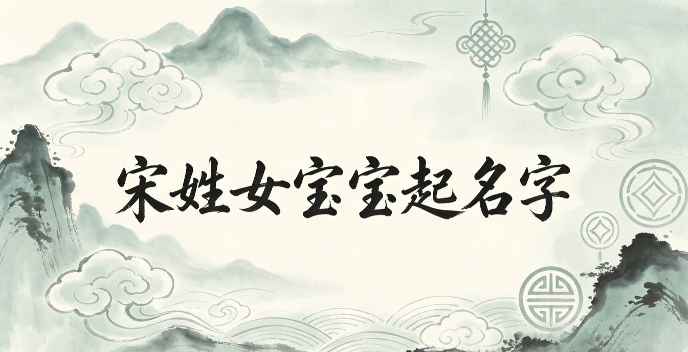 如何给宋姓女宝宝起一个有内涵的名字