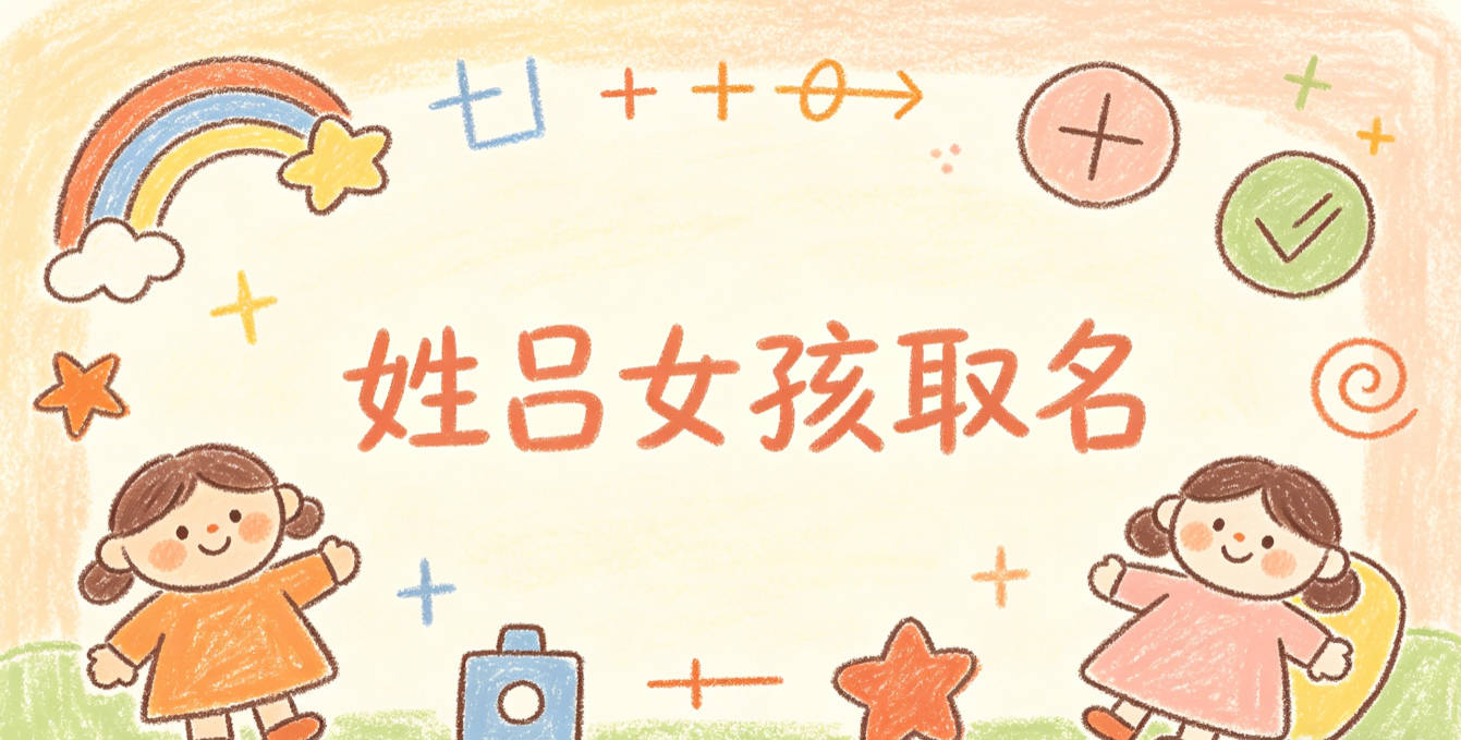 姓吕女孩取名技巧