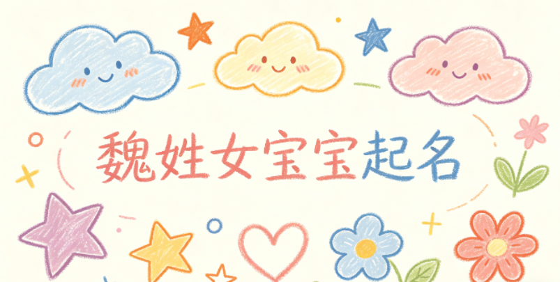 魏姓女宝宝起名顺口又好听
