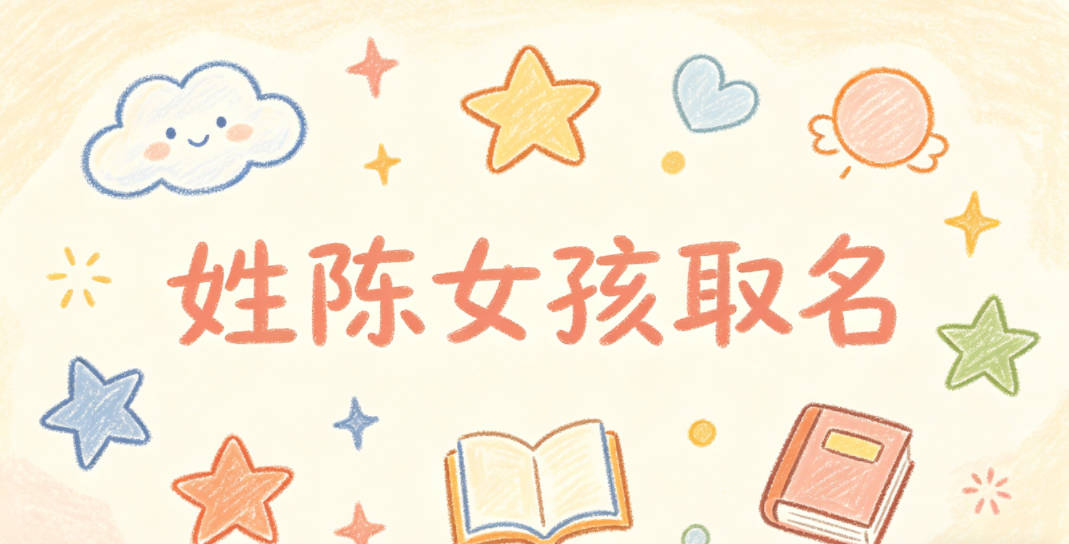 姓陈女孩取名避坑指南