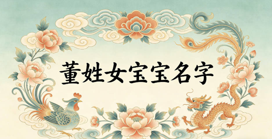 好听顺口的董姓女宝宝名字推荐