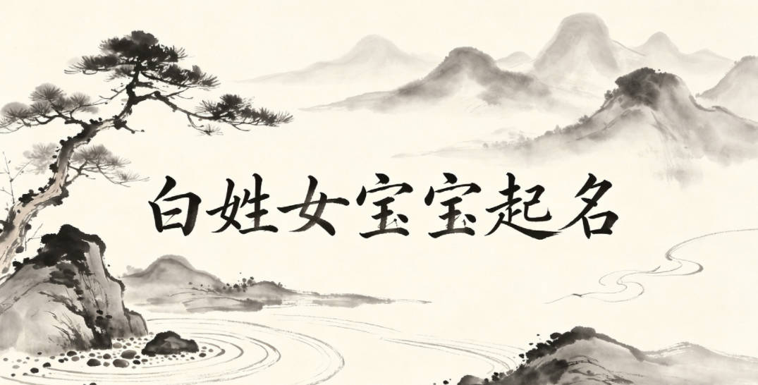 白姓女宝宝起名经典大气