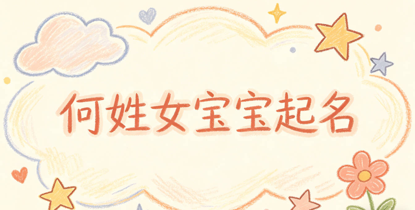何姓女宝宝起名好听又独特