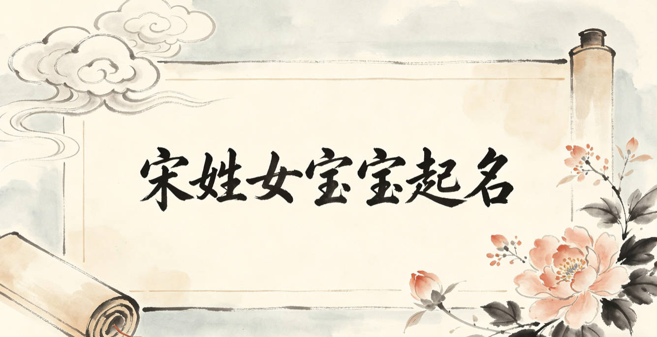 宋姓女宝宝起名独特新颖
