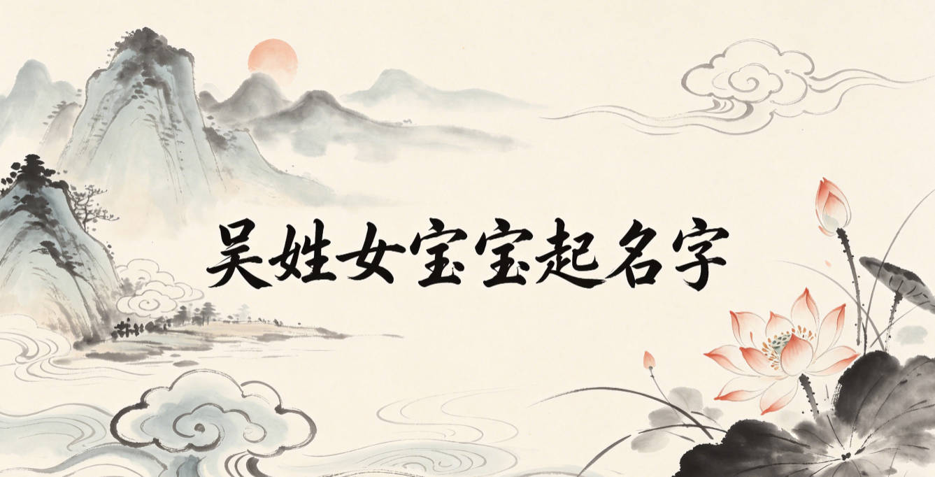 如何给吴姓女宝宝起一个有内涵的名字