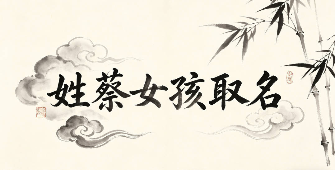 姓蔡女孩取名有内涵