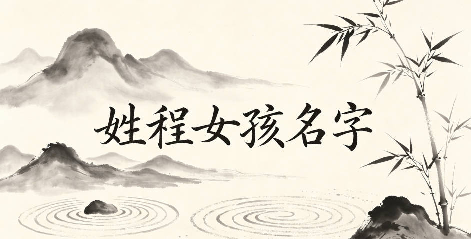 姓程女孩名字大全