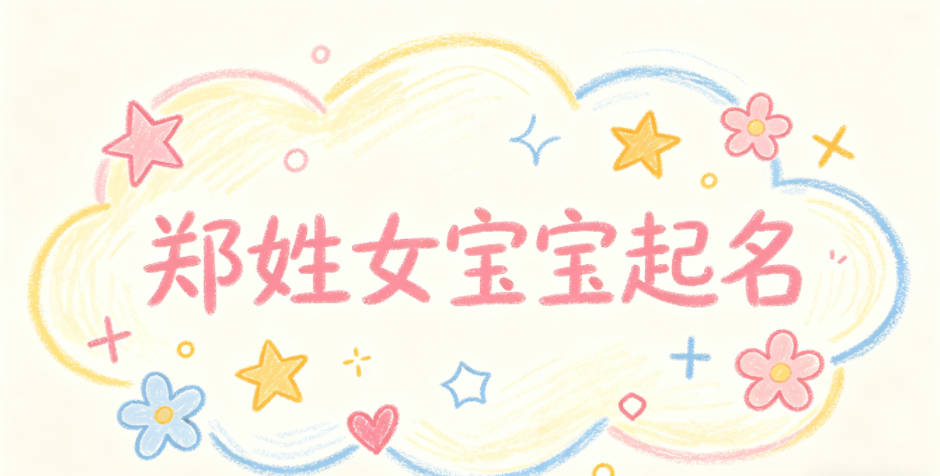 郑姓女宝宝起名好听且顺口