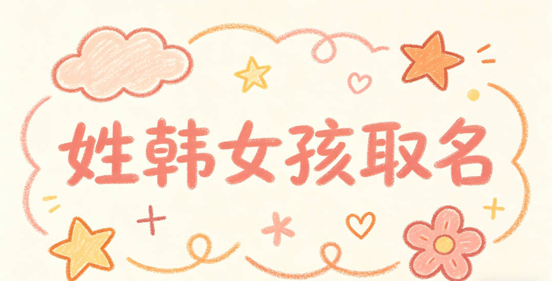 姓韩女孩取名小技巧