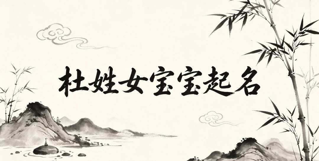 杜姓女宝宝起名经典大气