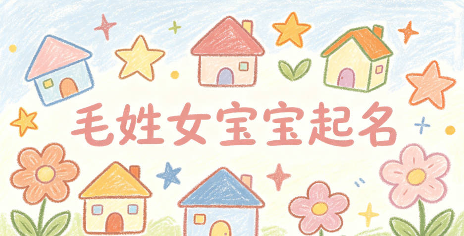 毛姓女宝宝起名独特又好听