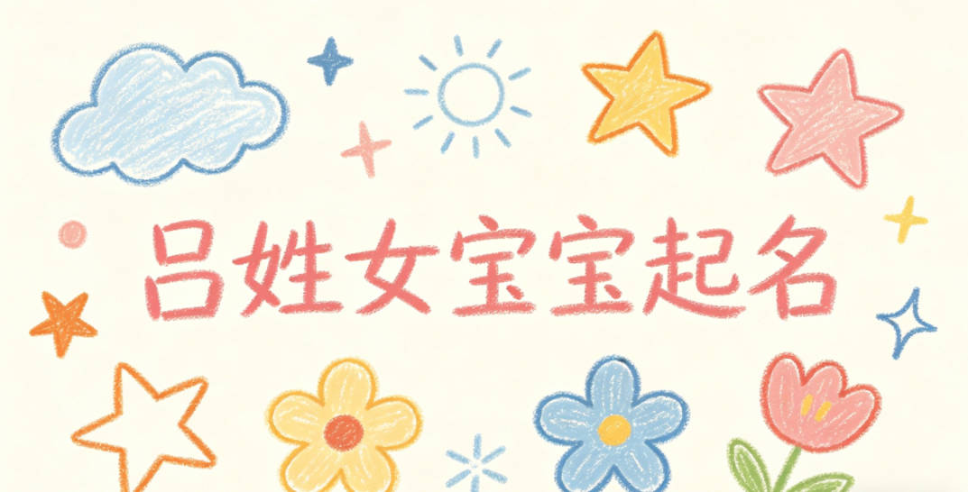 吕姓女宝宝起名独特又好听