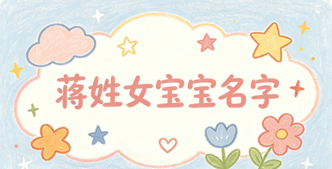 适合蒋姓女宝宝的名字及含义