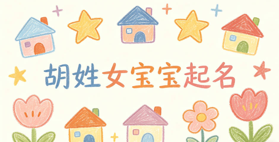 胡姓女宝宝起名独特新颖