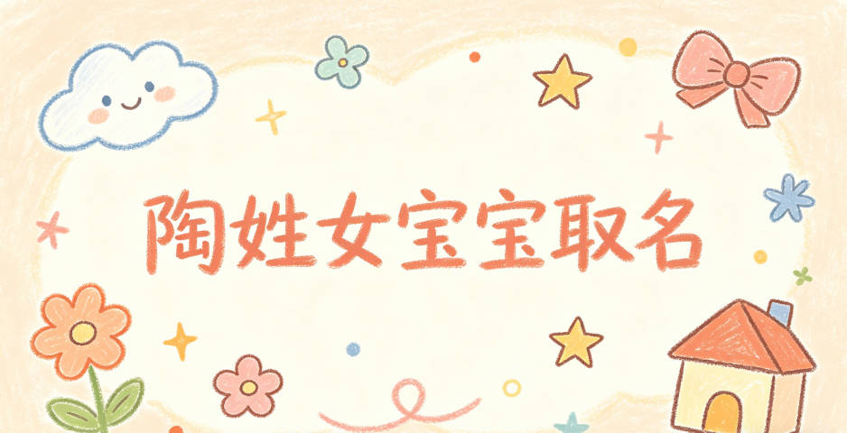 陶姓女宝宝取名宝典