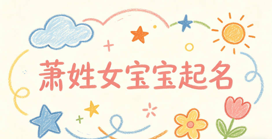 萧姓女宝宝起名独特新颖