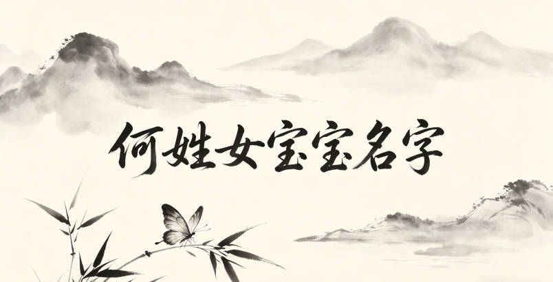 适合何姓女宝宝的名字及含义