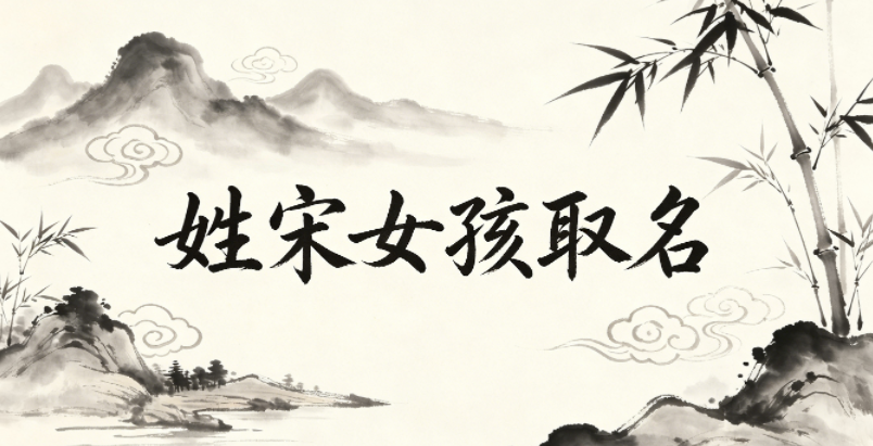 姓宋女孩取名避坑技巧