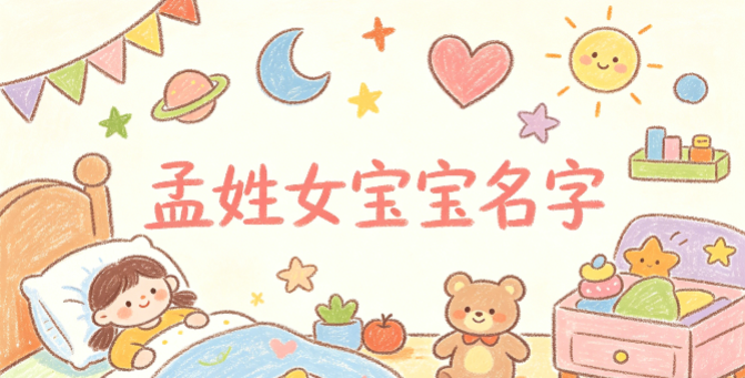 好听又好记的孟姓女宝宝名字