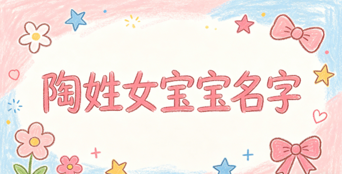 如何给陶姓女宝宝起一个有内涵的名字