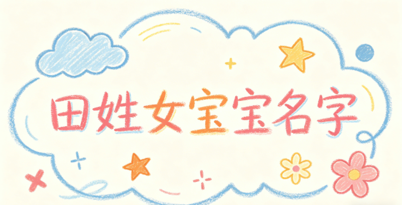 有诗意的田姓女宝宝名字