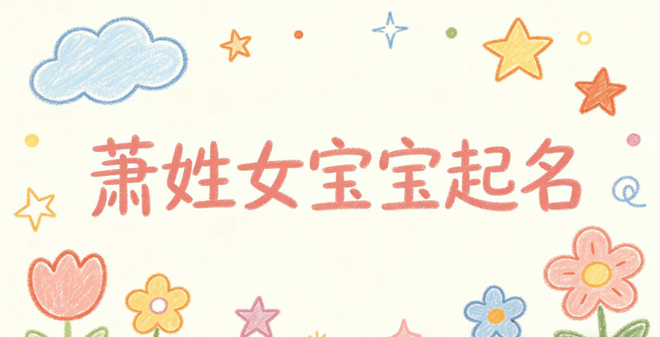 萧姓女宝宝起名好听又独特