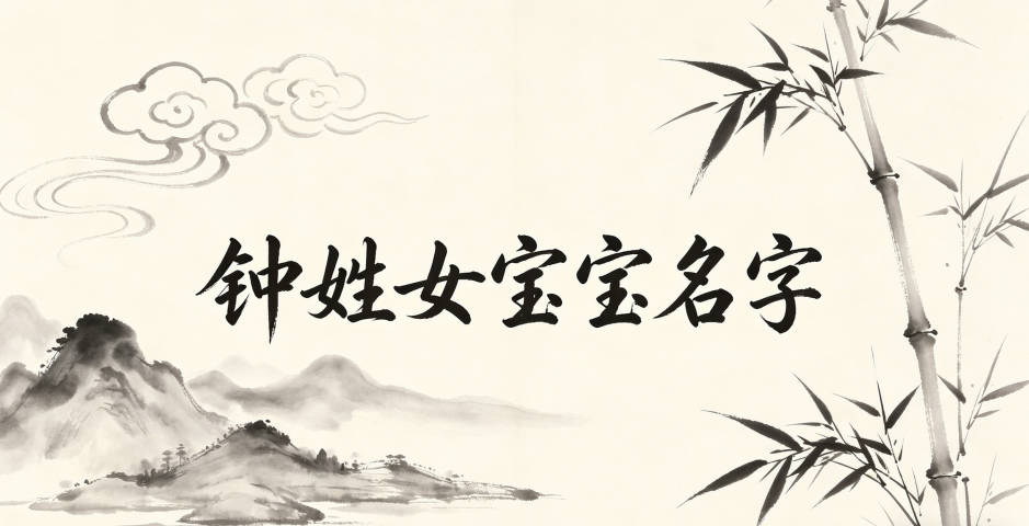 寓意吉祥的钟姓女宝宝名字精选