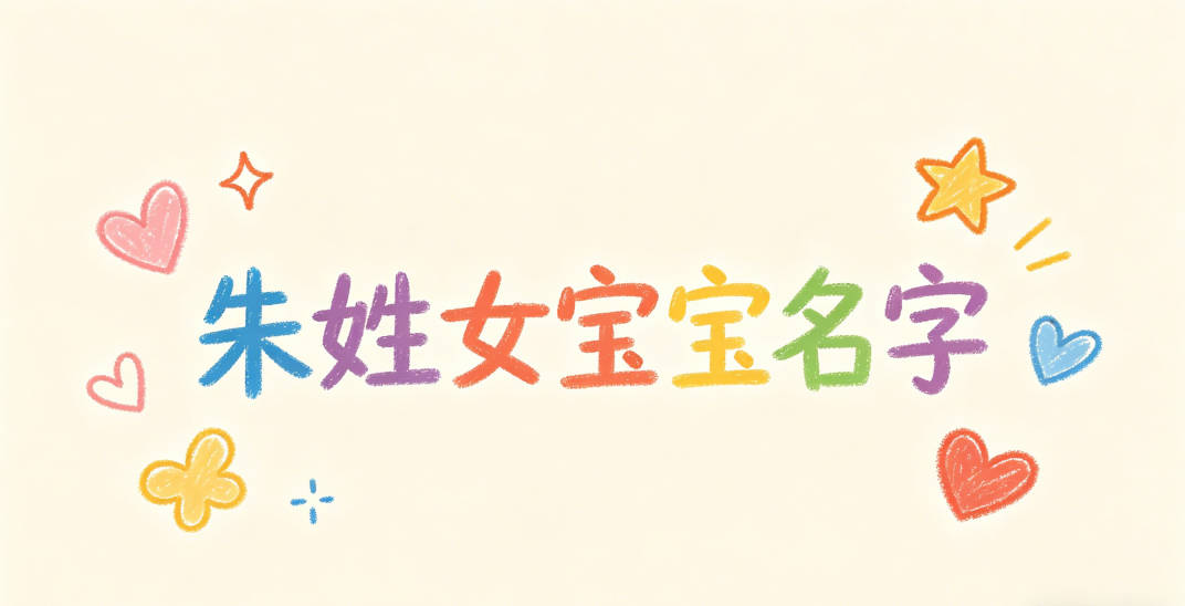 好听又好记的朱姓女宝宝名字