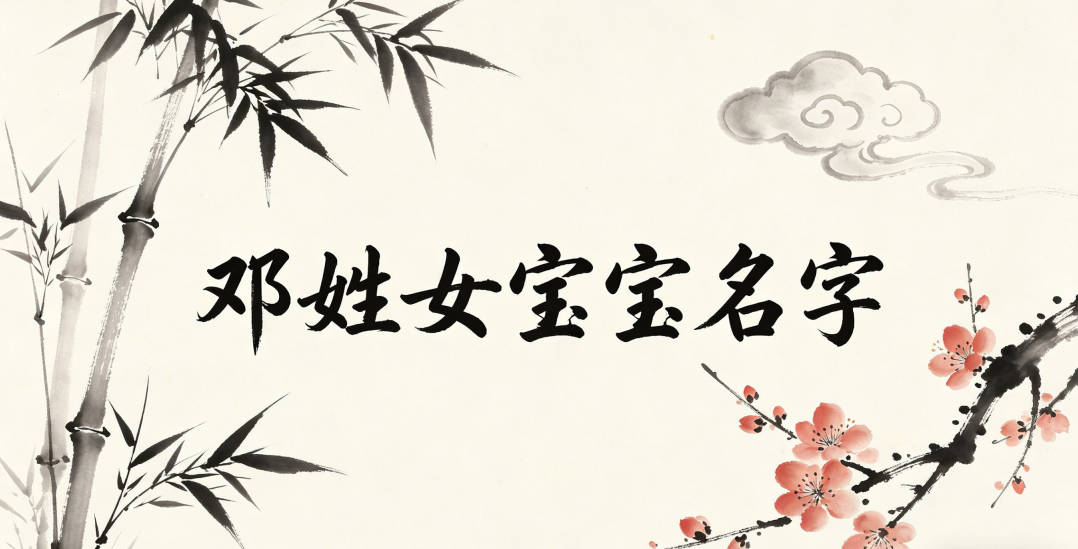 寓意吉祥的邓姓女宝宝名字精选