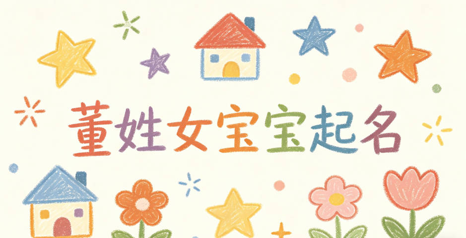 董姓女宝宝起名好听且顺口