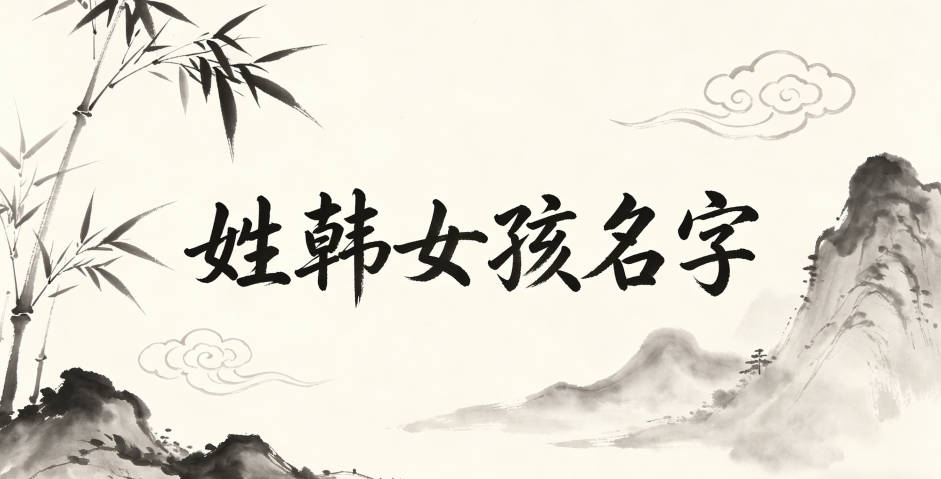 姓韩女孩名字顺口