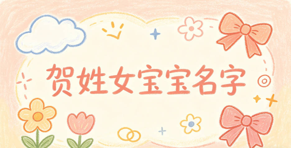 好听又好记的贺姓女宝宝名字