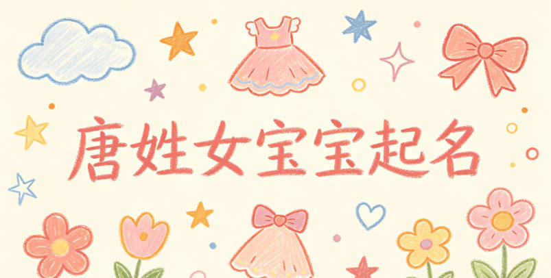 唐姓女宝宝起名经典大气