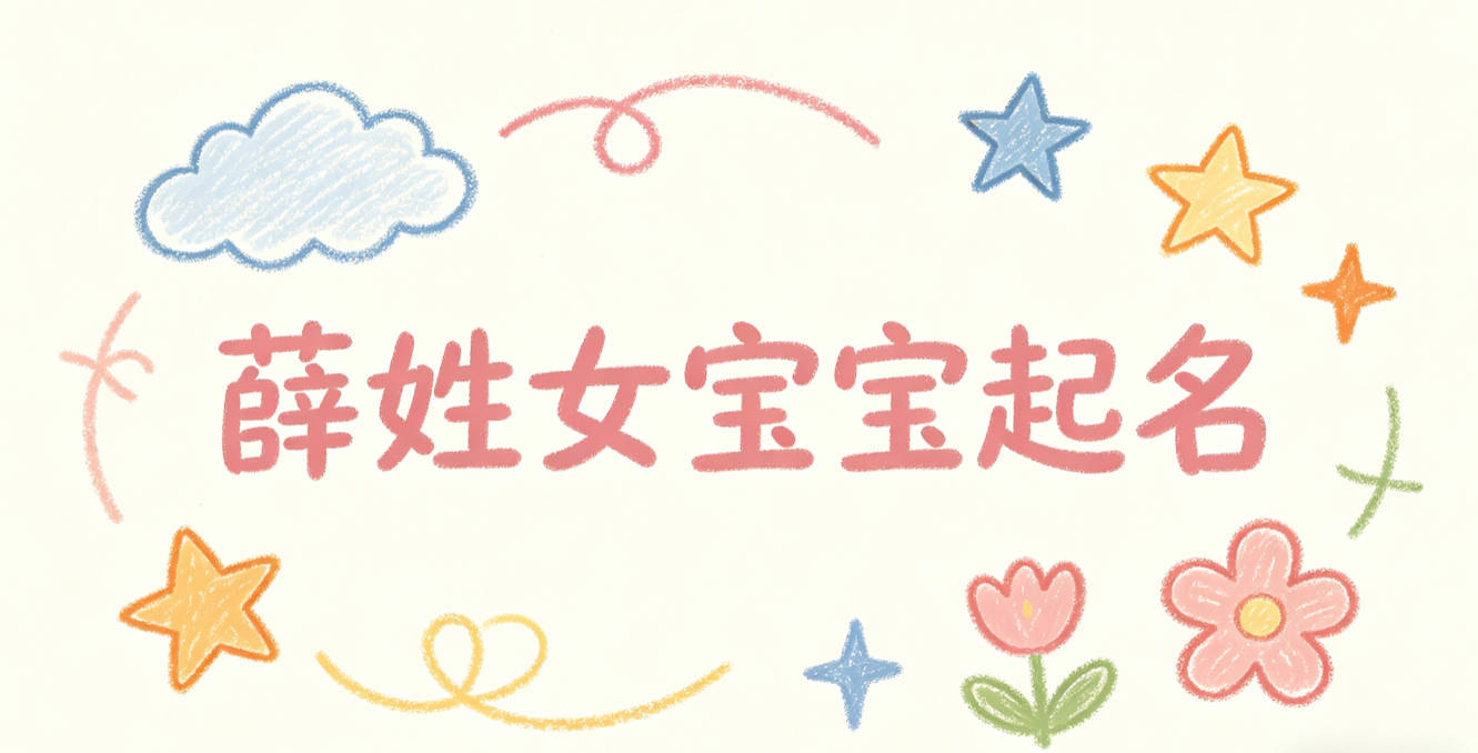 薛姓女宝宝起名好听又独特