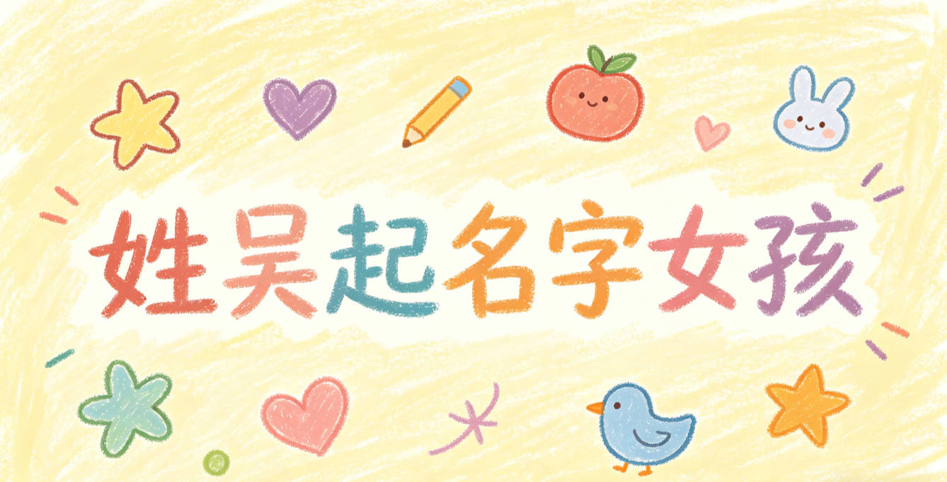 姓吴起名字大全女孩