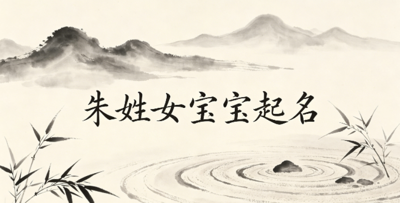 朱姓女宝宝起名独特又好听