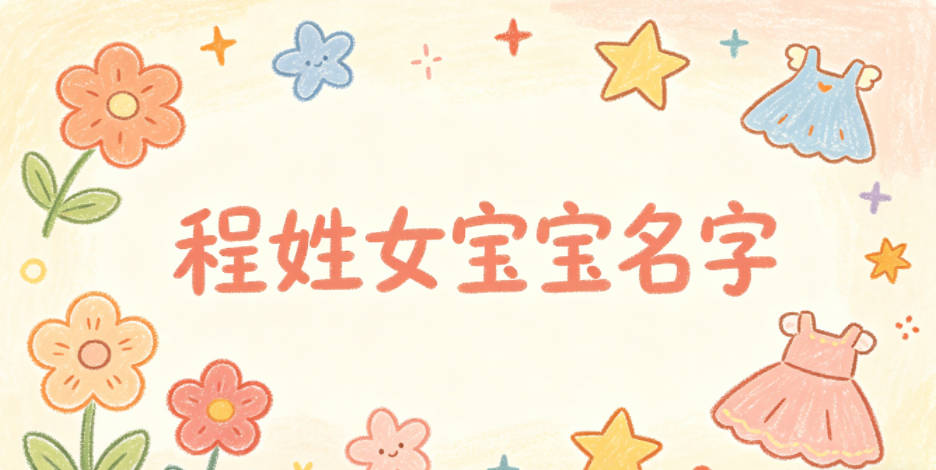 有诗意的程姓女宝宝名字